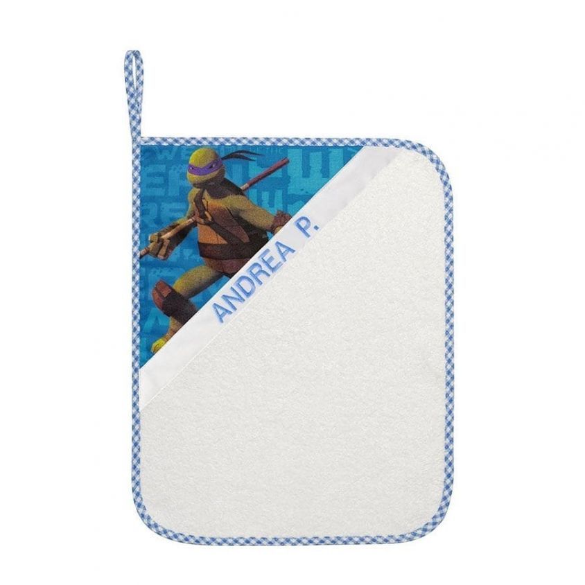 asciugamano con nome per asilo